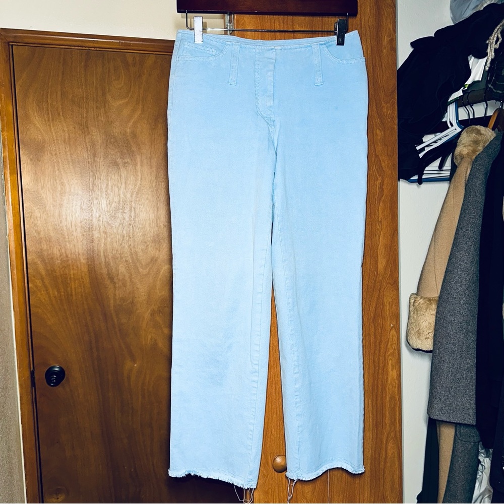 Women’s Cambio Blue Jeans Raw Hem Size 6